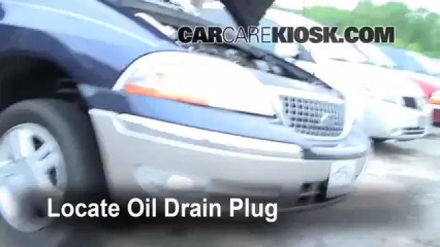 2002 Ford Windstar SEL 3.8L V6 Huile Changer l'huile et le filtre à huile